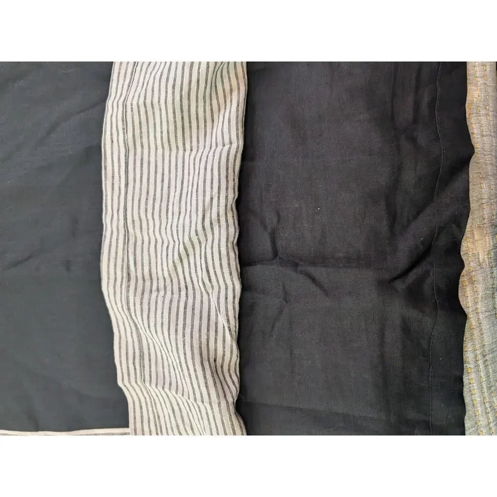 Lisa Bayne Linen Color-blocked Top Size Small - Picture 4 of 9